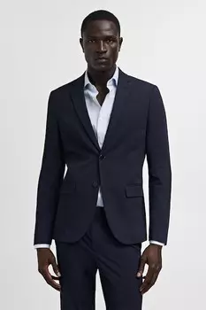 Супертонкая куртка Mango, ультрамарин синий