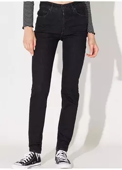 Супертонкие синие женские джинсовые брюки с высокой талией Lee