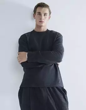 Суперуютная толстовка River Island для отдыха, темно-серого цвета