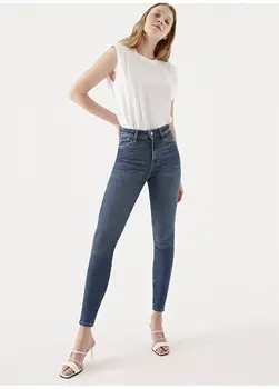 Суперузкие женские джинсовые брюки с высокой талией и узкими штанинами Mavi