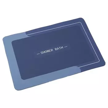 Супервпитывающий коврик для ванной, коврик для душа, нескользящий моющийся коврик для ванной, домашний коврик для ванной, (синий) JeiibrZui