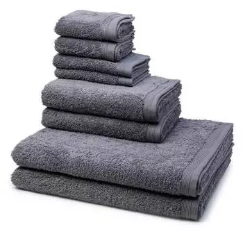Superwuschel Набор полотенец Mve (8 шт), 50x1x100 см цвет stone