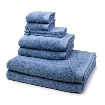 Superwuschel Набор полотенец Mve (8 шт), 50x1x100 см цвет cornflower