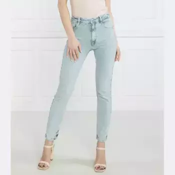 Супервысокие джинсы скинни Guess, синий