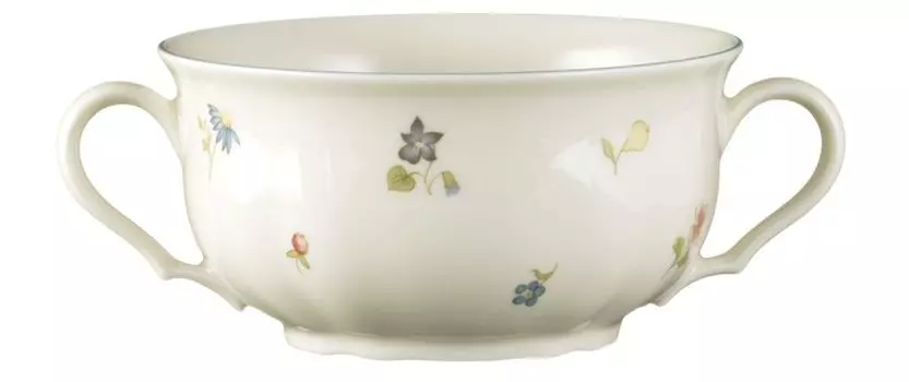 Суповая чашка Seltmann Weiden Marie Luise с россыпью цветов 0,35л, бежевый