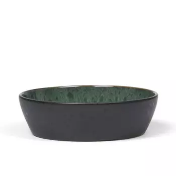 Суповая тарелка Gastro черная/зеленая d: 18 см / высота: 4,8 см Bitz, зеленый/черный