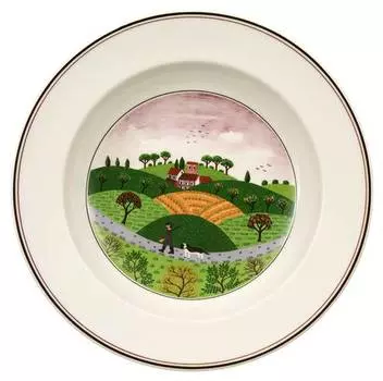 Суповая тарелка jger design naif Villeroy & Boch, мультколор