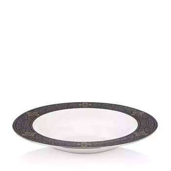 Суповая тарелка Lenox Vintage с драгоценным краем, 9 дюймов, черный