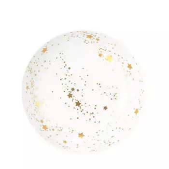 Суповая тарелка Liberty Golden Stars 21 см Seltmann Weiden, белое золото