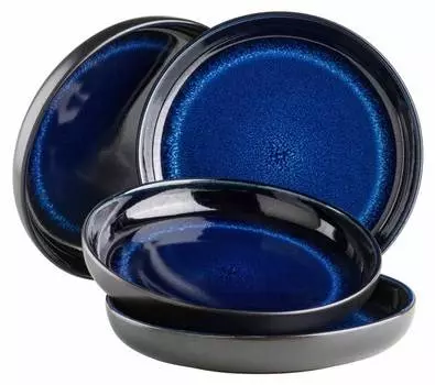 Суповая тарелка ниара (набор из 4 шт.) Mser, черный