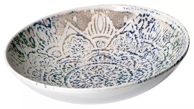 Суповая тарелка Ritzenhoff Breker, 21 см, синий/кремовый/серый