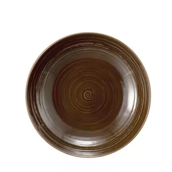 Суповая тарелка Terra земляно-коричневая круглая 21 см Seltmann Weiden, коричневый