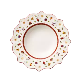 Суповая тарелка Toy's Delight Villeroy & Boch, красно-белый