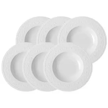 Суповые тарелки cellini, набор 6 шт. Villeroy & Boch, белый