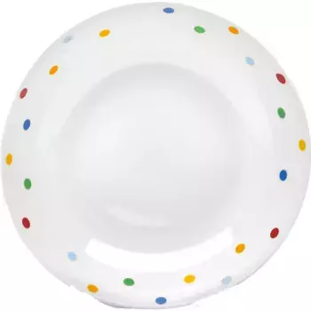 Суповые тарелки van Well «Capri» (набор, 6 шт.), можно мыть в посудомоечной машине и использовать в микроволновой печи, фарфор, 20,5 см, цвет bunt