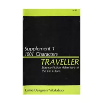 Supplement #1 - 1001 Characters, Traveller - Supplements (GDW), мягкая обложка