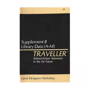 Supplement #8 - Library Data (A-M), Traveller - Supplements (GDW), мягкая обложка