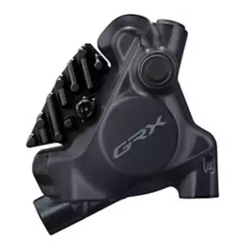 Суппорт дискового тормоза Shimano BR-RX410-R 2-P GRX Flat Mount Rear, серебряный