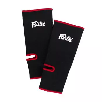Суппорт голеностопа Fairtex AS1, черный/красный