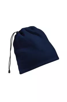 Супрафлисовая кепка-снуд Beechfield, темно-синий