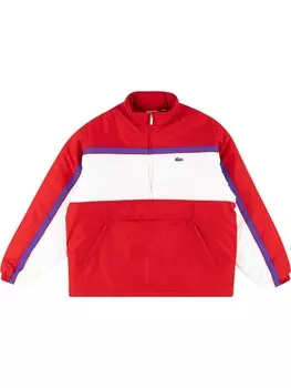 Supreme анорак из коллаборации с Lacoste, красный