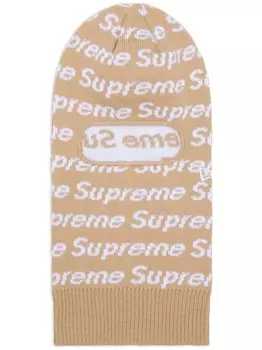 Supreme балаклава New Era Repeat Balaclava FW 23, нейтральный цвет