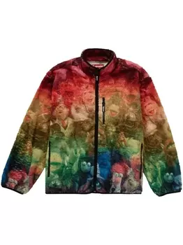 Supreme флисовая куртка Muppets, красный