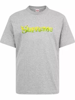 Supreme футболка из коллаборации с Shrek, серый