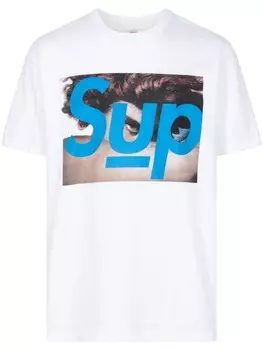 Supreme футболка с Face из коллаборации с Undercover, белый