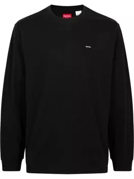 Supreme футболка с логотипом, черный