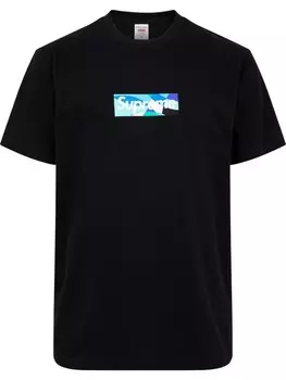 Supreme футболка с логотипом из коллаборации с Emilio Pucci, черный