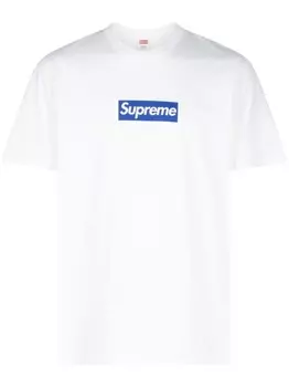 Supreme футболка с логотипом Seoul box, белый