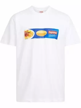 Supreme футболка Spaghetti, белый