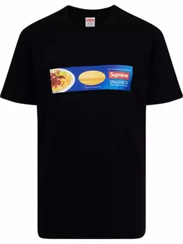 Supreme футболка Spaghetti, черный