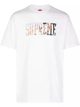 Supreme футболка Tera Patrick Collegiate "White", белый
