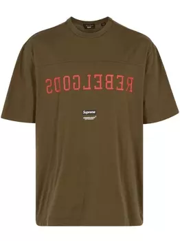 Supreme футболка Undercover Football, зеленый