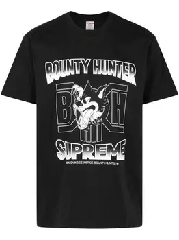 Supreme футболка Wolf из коллаборации с Bounty Hunter, черный