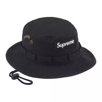 Supreme Хлопковая панама унисекс, черная