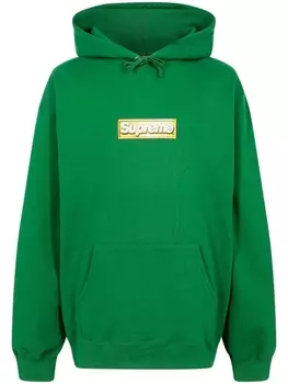 Supreme худи Bling Box Logo, зеленый