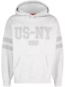 Supreme худи US-NY, серый