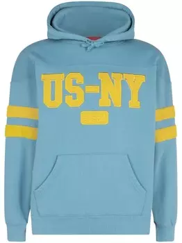 Supreme худи US-NY, синий
