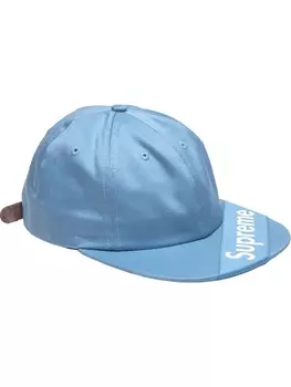 Supreme кепка Visor Label 6-Panel, синий