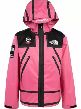 Supreme куртка с проклеенными швами из коллаборации с The North Face, розовый
