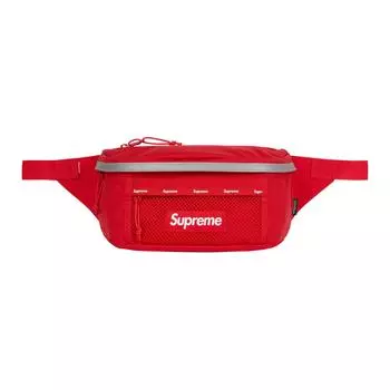 Supreme Нейлоновая поясная сумка, обычная, унисекс, красная