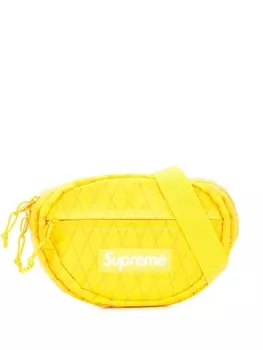 Supreme поясная сумка с логотипом, желтый