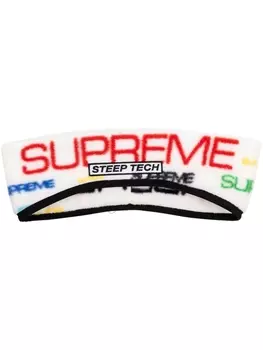 Supreme повязка на голову из коллаборации с TNF, белый