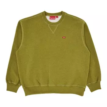 Supreme Small Box Crewneck, Heather Olive