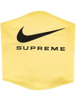 Supreme снуд из коллаборации с Nike, желтый