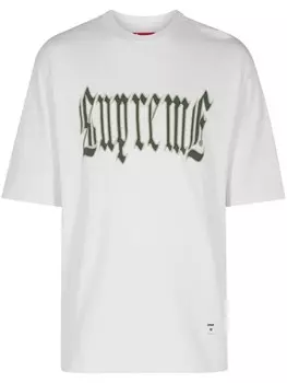 Supreme старая английская футболка, белый