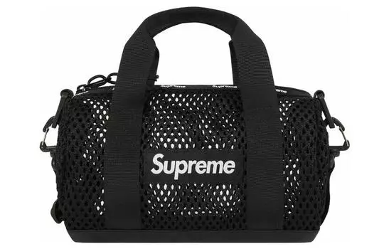 Supreme Сумка через плечо из полиэстера, мини-сумка унисекс, черная